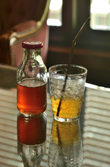 drink bottom glass