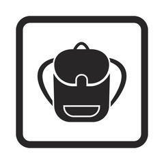 Obraz premium School bag icon
