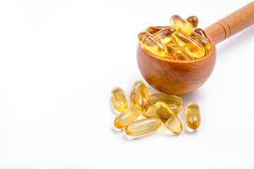 Cod liver oil omega 3 gel capsules
