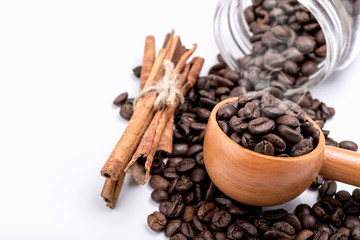 Close up coffee beans