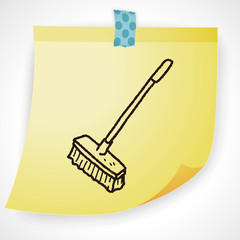 clean brush doodle