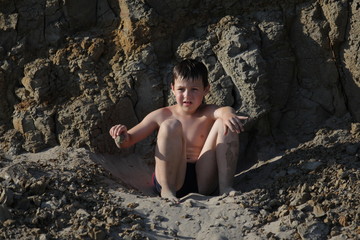 Мальчик на пляже