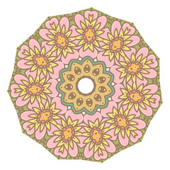 Vector round abstract circle.