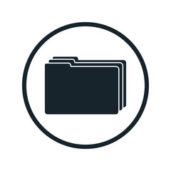 Folder with documents icon