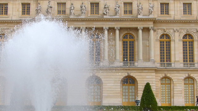 The Palace of Versailles and Fountain, France