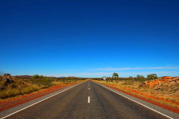 Australian outback highway