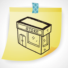 shop store doodle drawing