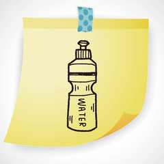 sport water drink doodle
