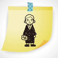 lawyer judge doodle