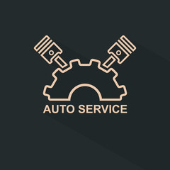 Car service logo,vector