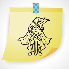 knight doodle