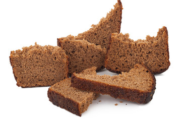A piece of rye bread