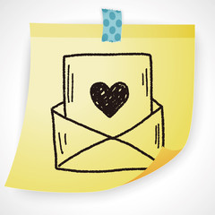 love mail doodle
