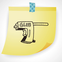 Glue gun doodle