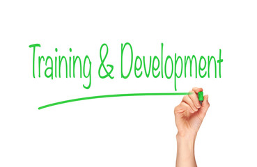 Fototapeta premium Training & Development Concept.