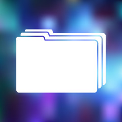 Folder with documents icon