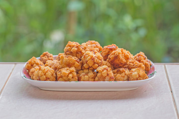 Fried shrimp wrapped with bread