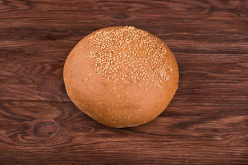 Bun with sesame seeds