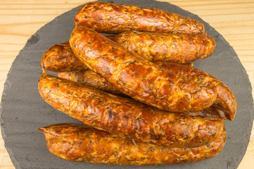 saucisses fumées créoles, gastronomie réunionnaise 
