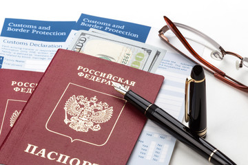 Zollanmeldung mit russischer Reisepass