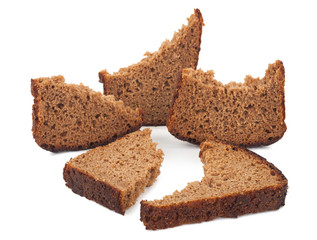 A piece of rye bread