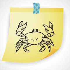 Crab doodle