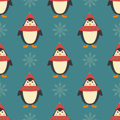 Vector christmas seamless patterns for xmas cards and gift wrapping paper.Vintage  elements