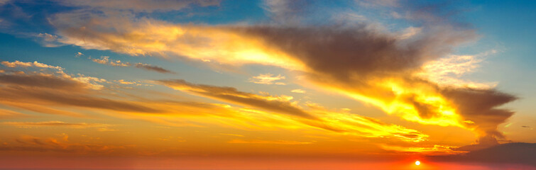 Sunset panorama