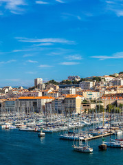 Fototapeta na wymiar Old port in Marseille, France