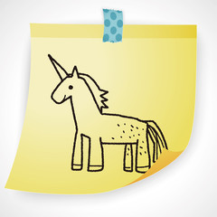 Unicorn doodle
