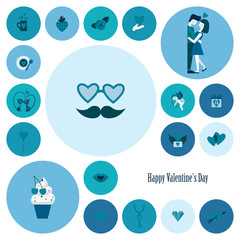 Happy Valentines Day Icons