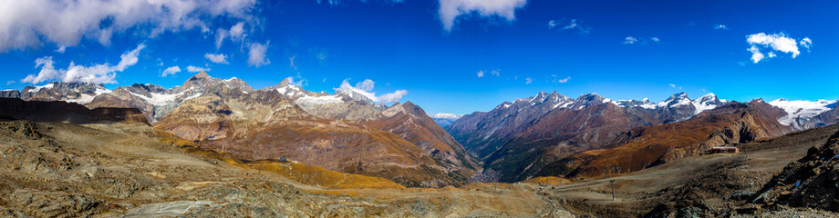 Alps mountain landscape in Switzerland
