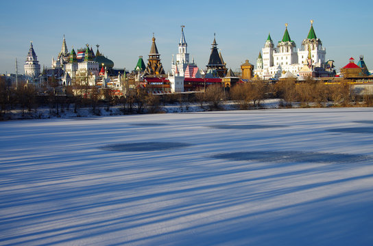 MOSCOW, RUSSIA - November, 2015: The Kremlin in Izmaylovo