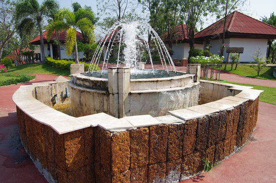 KAMPHAENG PHET, THAILAND - January, 2015: Phra Ruang Hot Springs
