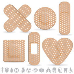 Medical adhesive bandage 