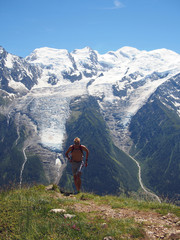 Obraz premium Trailrunning in Chamonix France