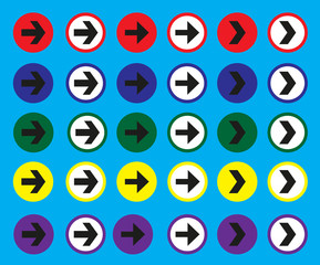 Colour Arrows Set