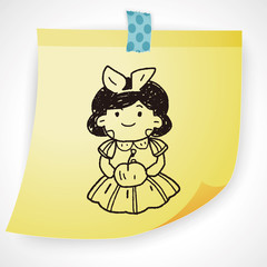 snow white doodle