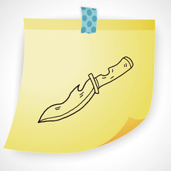 knife doodle