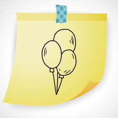 doodle balloon