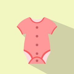 Baby clothing flat icon