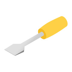 Screwdriver color isometric 3d icon