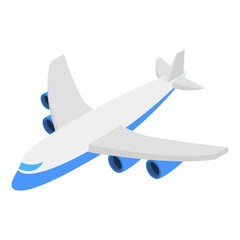 Plane isometric 3d icon