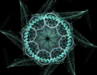 Abstract vector mesh spheres. Futuristic technology style. Elegant background for business presentations