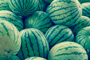 Fototapeta na wymiar Farmers Market Watermelon