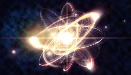 Atom Particle - obrazy, fototapety, plakaty