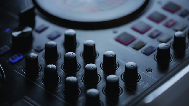 remote control sound for the music DJ at a public event.