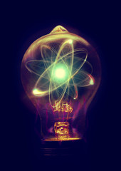 Lightbulb Atom Particle