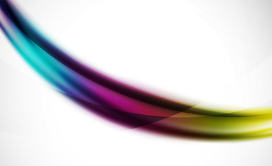 Colorful wave line, abstract background with light and shadow effects