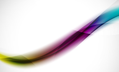 Colorful wave line, abstract background with light and shadow effects